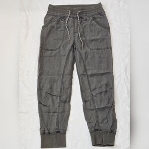 Pilcro By Anthropologie Pants Women XS Green Drawcord Gym Mallory Lounger Jogger